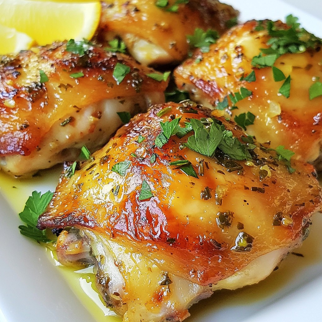 Savory Kid-Friendly Herb Baked Chicken Thighs Recipe