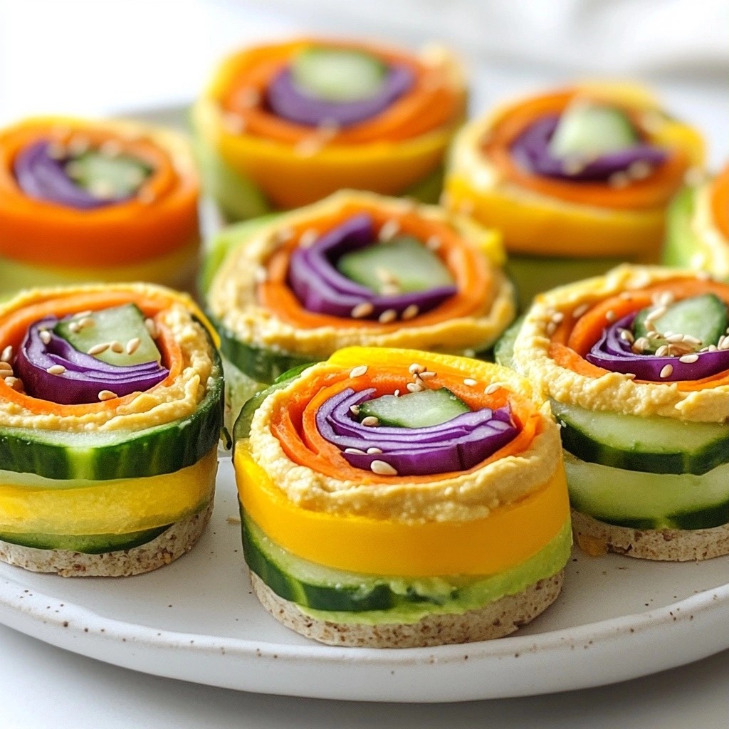 Colorful Kid-Friendly Veggie Rainbow Wraps Delight