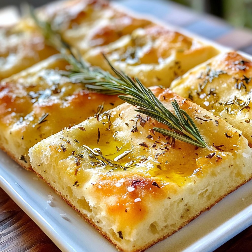Italian Herb Focaccia Bread Delightful and Simple Recipe