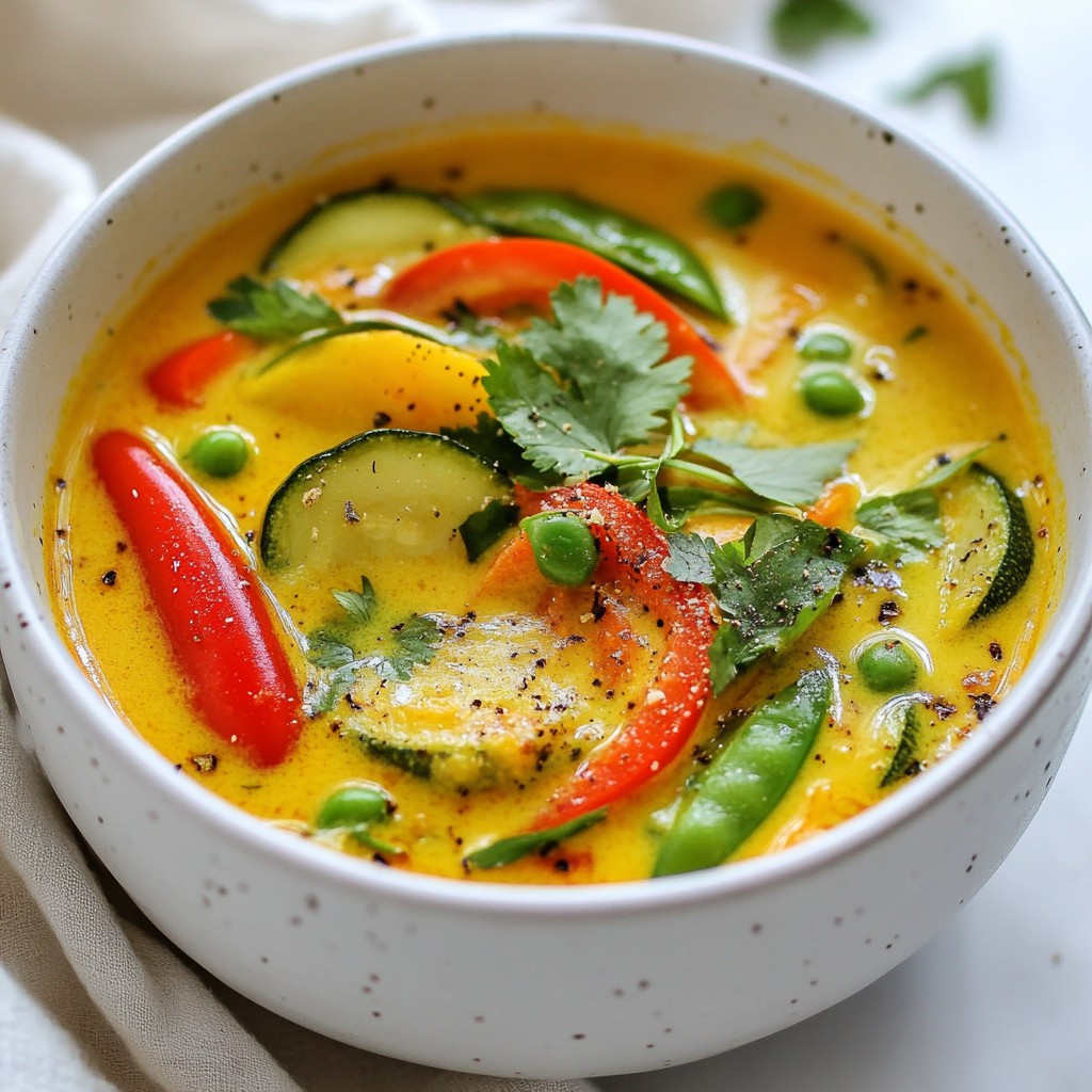Spicy Thai Coconut Curry Soup Comforting Flavorful Bowl