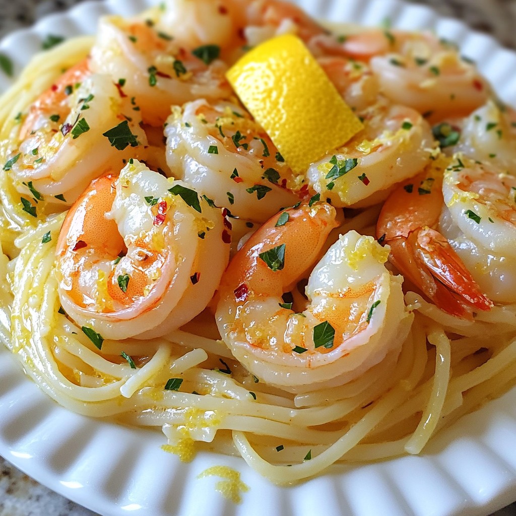 Garlic Butter Shrimp Scampi Flavorful Dinner Dish