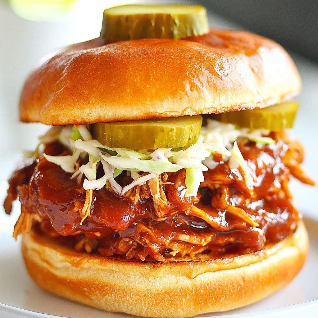 BBQ Pulled Chicken Sandwiches for Tasty Meals