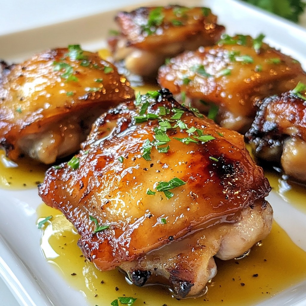 Honey Mustard Chicken Thighs Savory and Simple Recipe