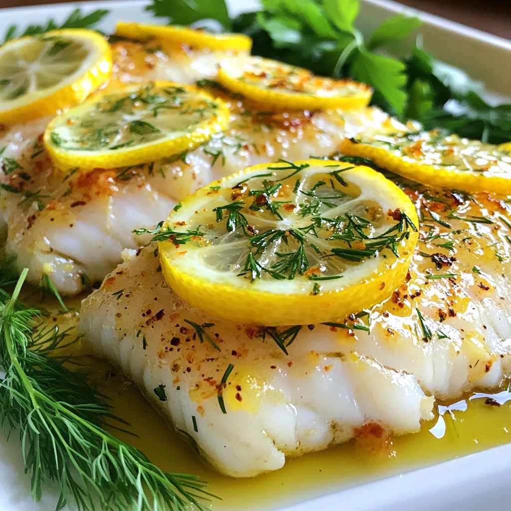 Lemon Dill Baked Cod Flavorful and Simple Recipe