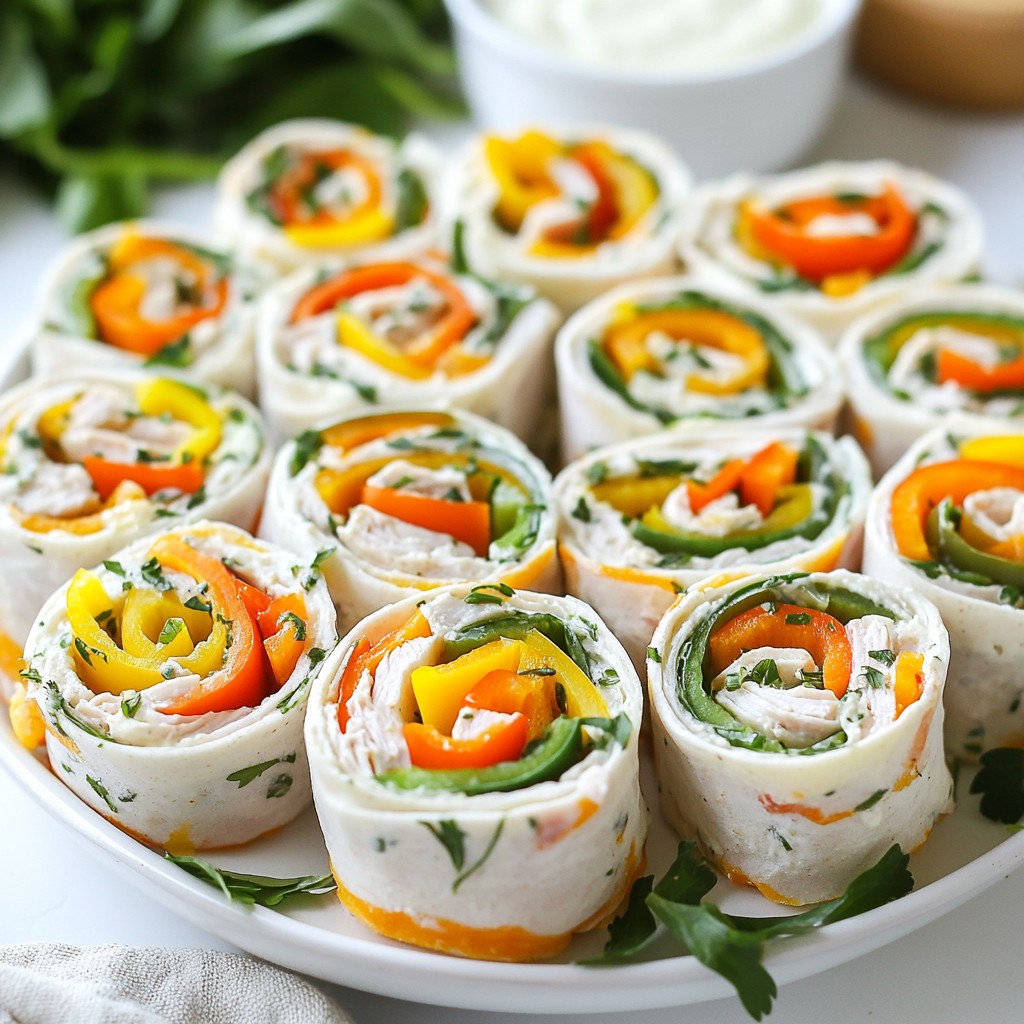 Simple Kid-Friendly Turkey and Veggie Pinwheels Recipe
