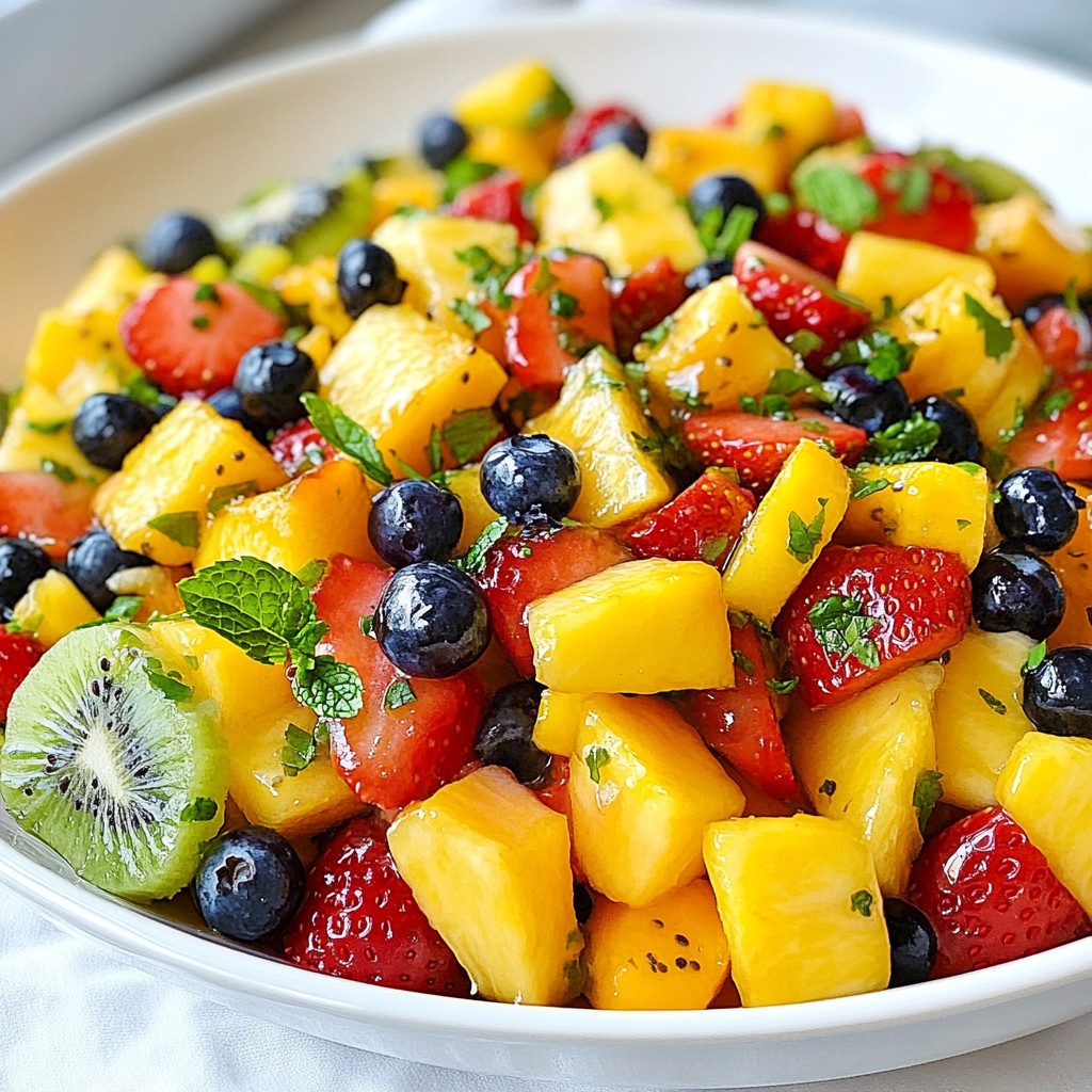Honey Lime Fruit Salad Fresh and Flavorful Delight