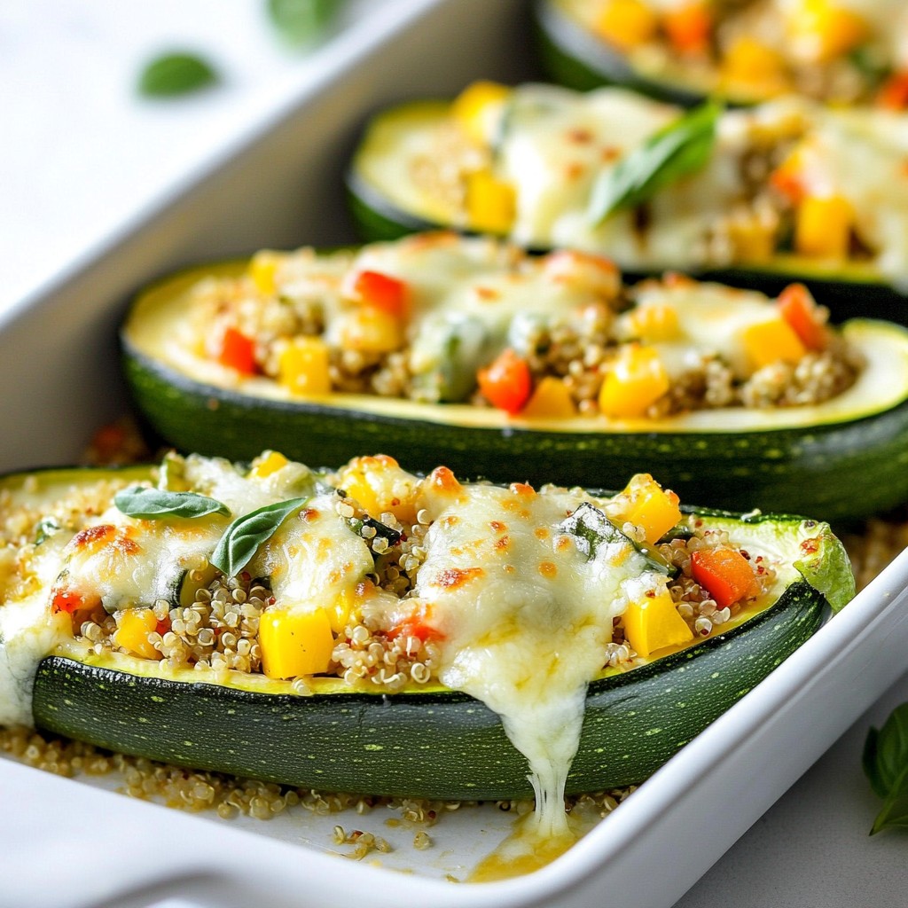 Cheesy Kid-Friendly Baked Zucchini Boats Recipe