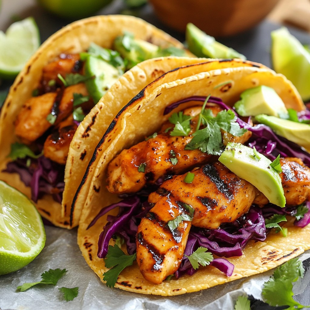 Chipotle Honey Chicken Tacos Flavorful and Easy Recipe