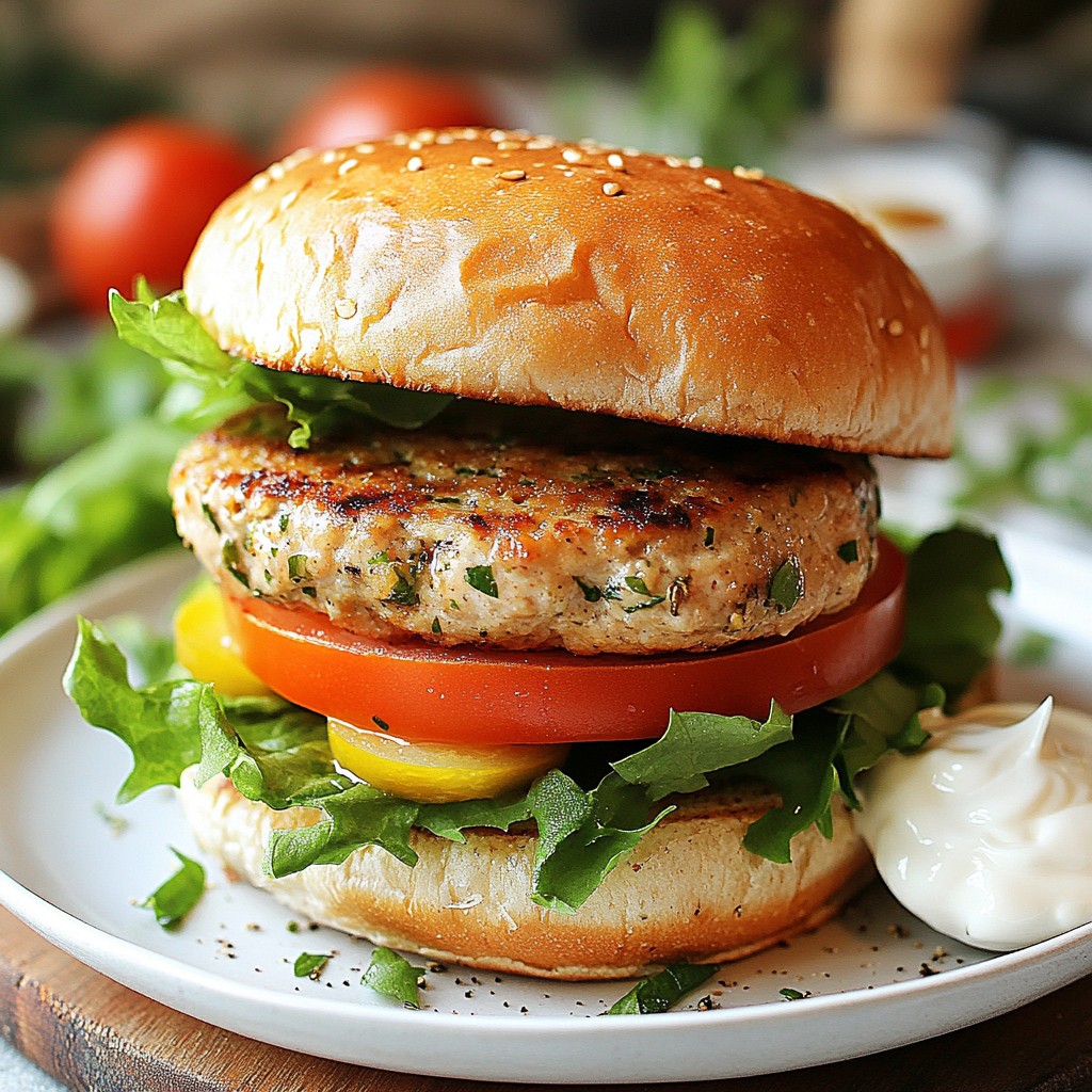 Mild Picky Eater Garlic Herb Turkey Burgers Delight