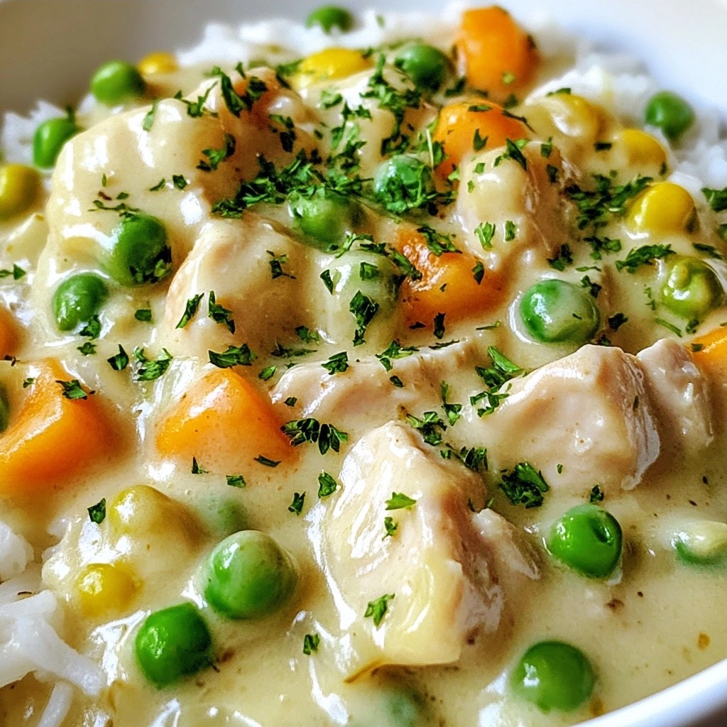 Creamy Picky Eater Chicken and Rice Bowl Delight