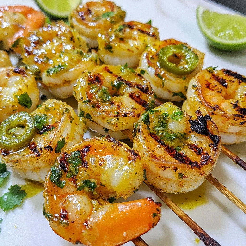 Jalapeño Lime Grilled Shrimp Flavorful and Simple Dish