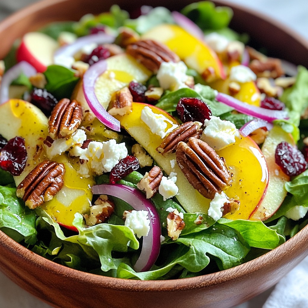 Harvest Apple Pecan Salad Delightfully Fresh Dish