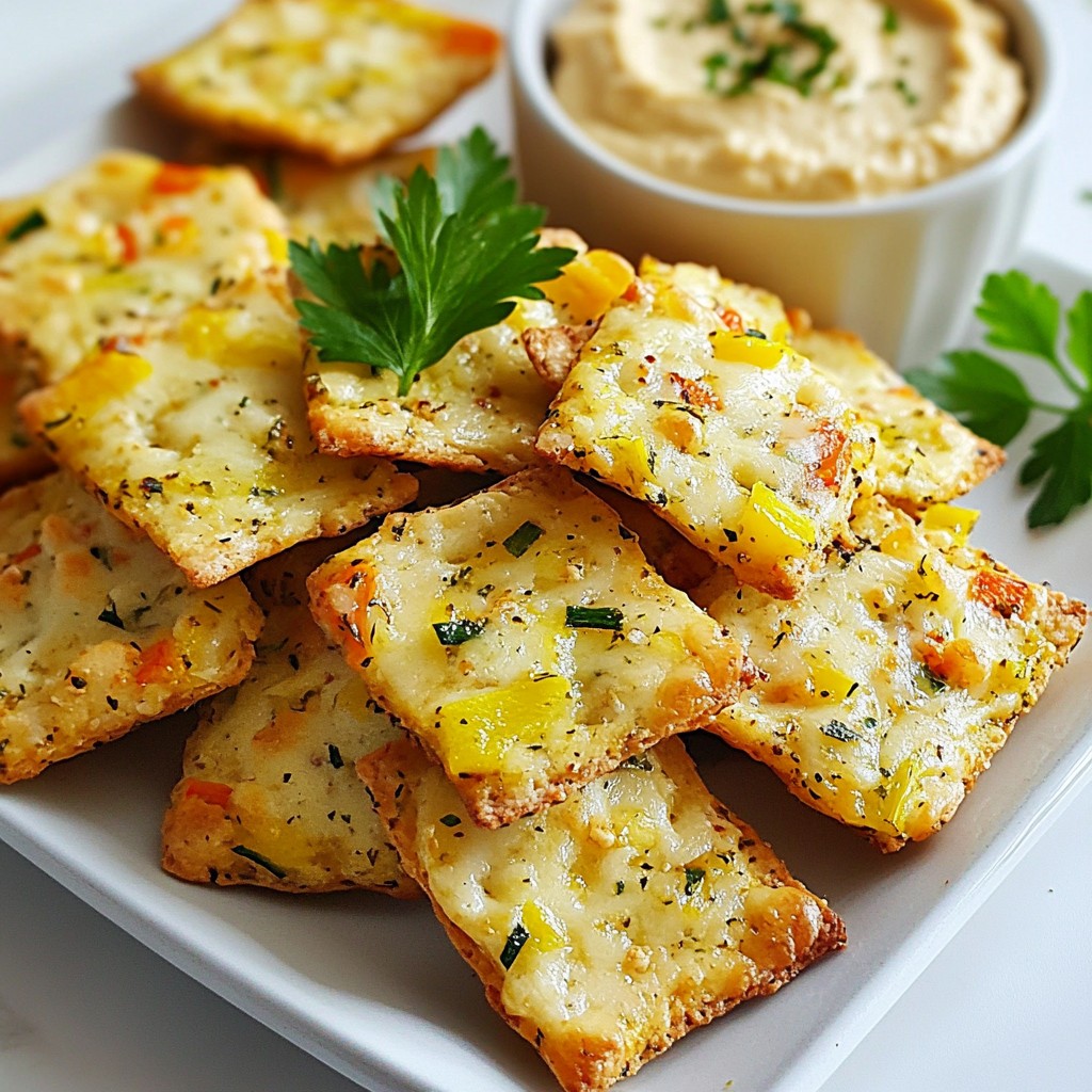 Crunchy Kids-Friendly Veggie and Cheese Crackers Recipe