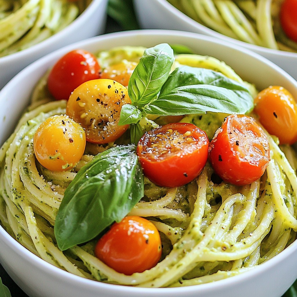 Creamy Avocado Pasta Quick and Simple Recipe