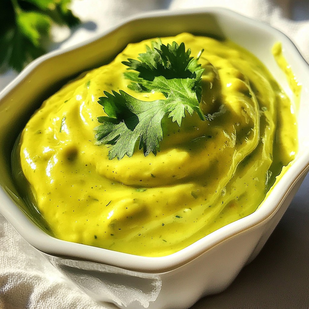 Creamy Avocado Cilantro Dressing Simple and Fresh Recipe