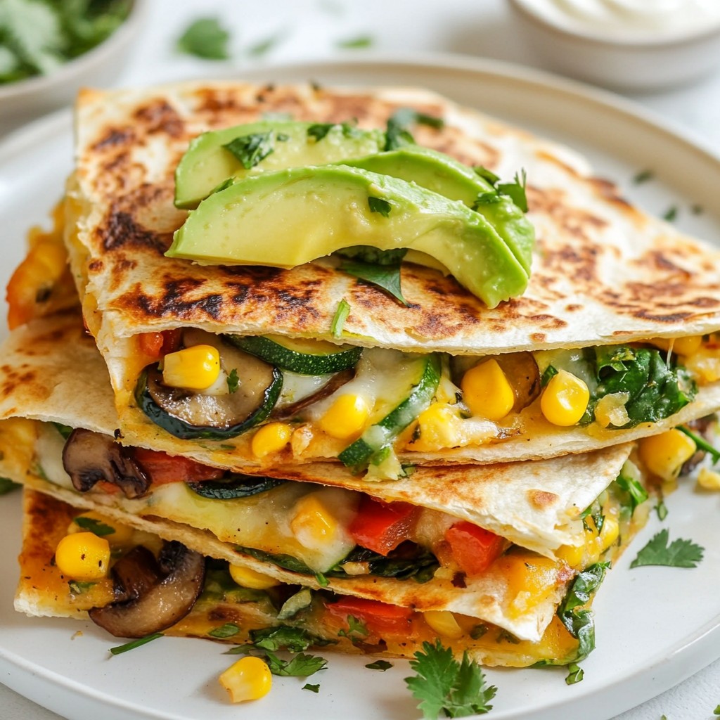 Loaded Veggie Quesadillas Tasty and Healthy Recipe