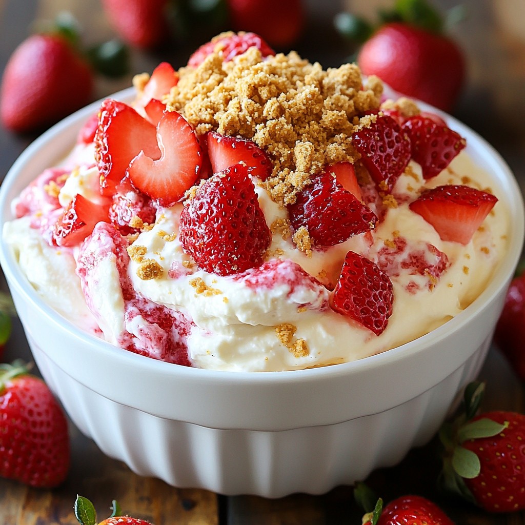 Strawberry Cheesecake Dip Simple and Tasty Treat