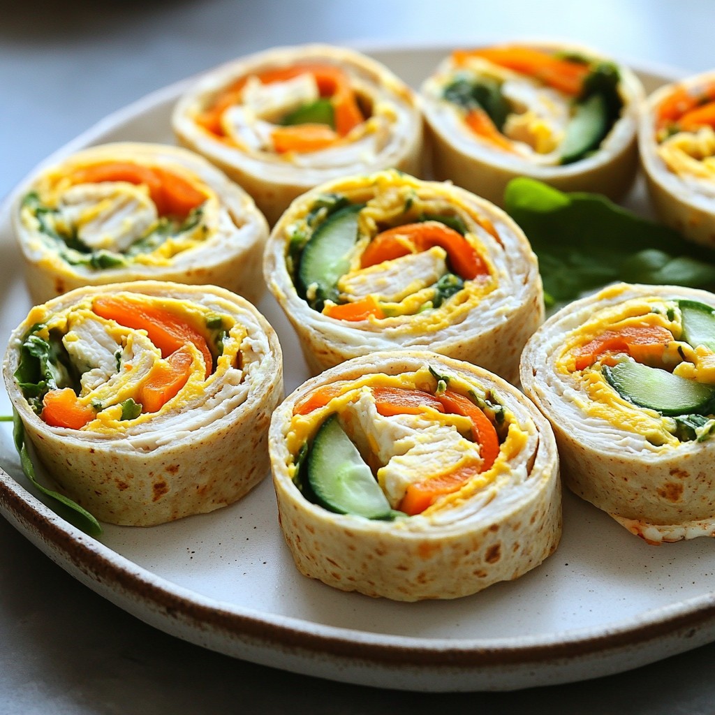 Savory Kid-Friendly Chicken and Veggie Pinwheels