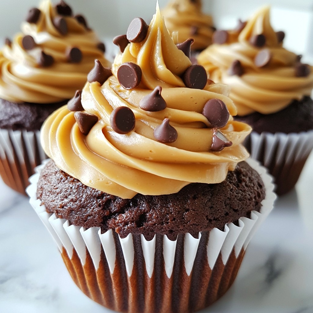 Chocolate Peanut Butter Cupcakes Rich and Decadent Treat