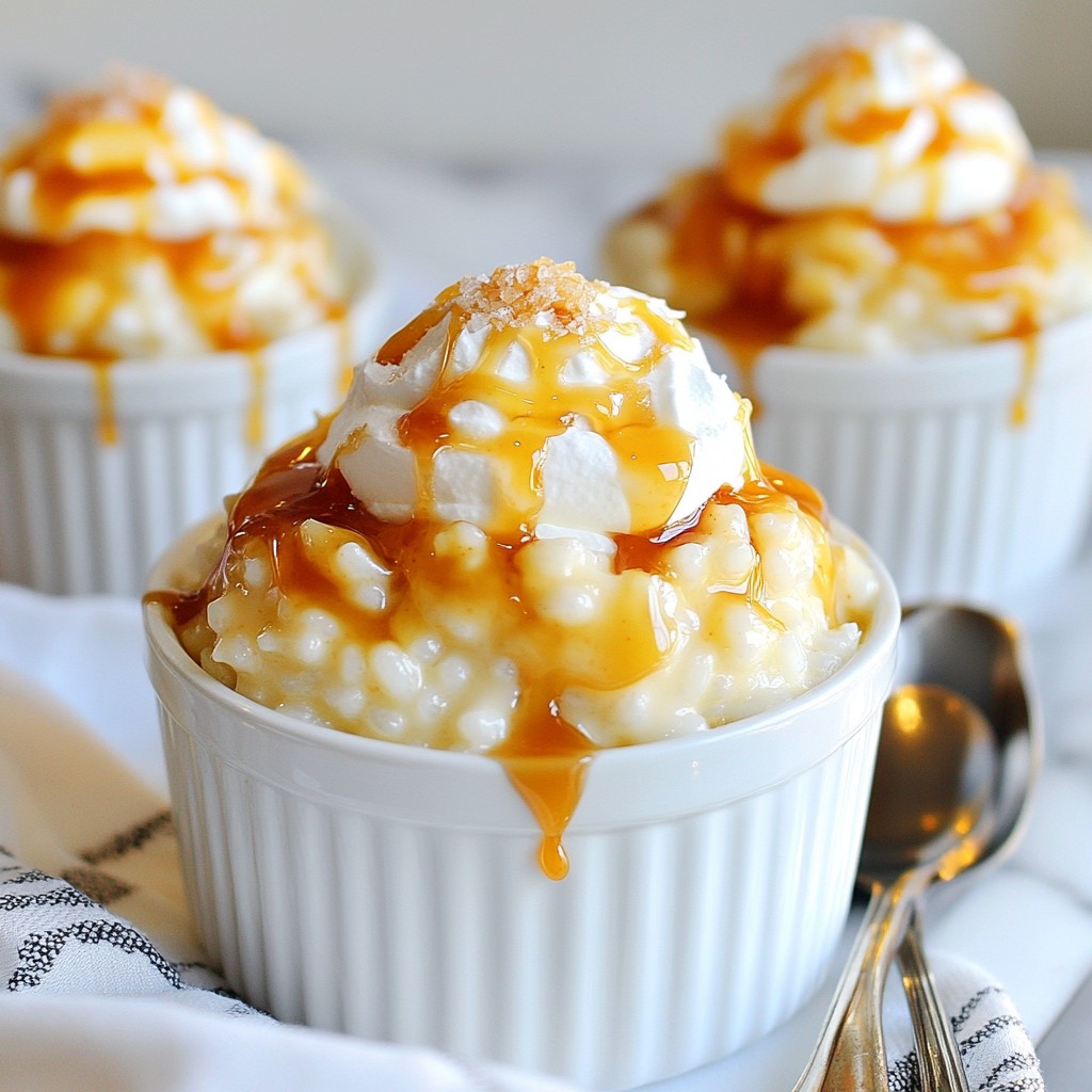 Salted Caramel Rice Pudding Delightful and Creamy Dish