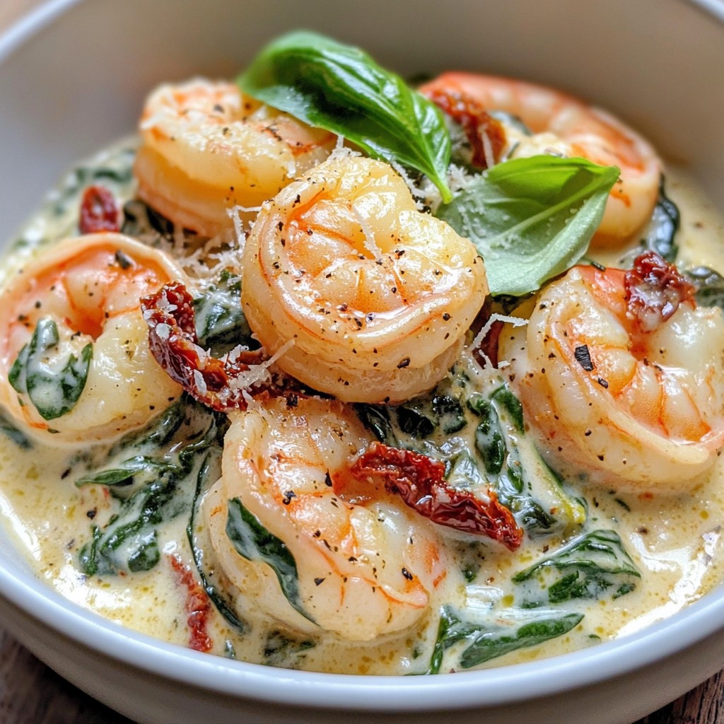Creamy Tuscan Shrimp Flavorful and Quick Weeknight Meal