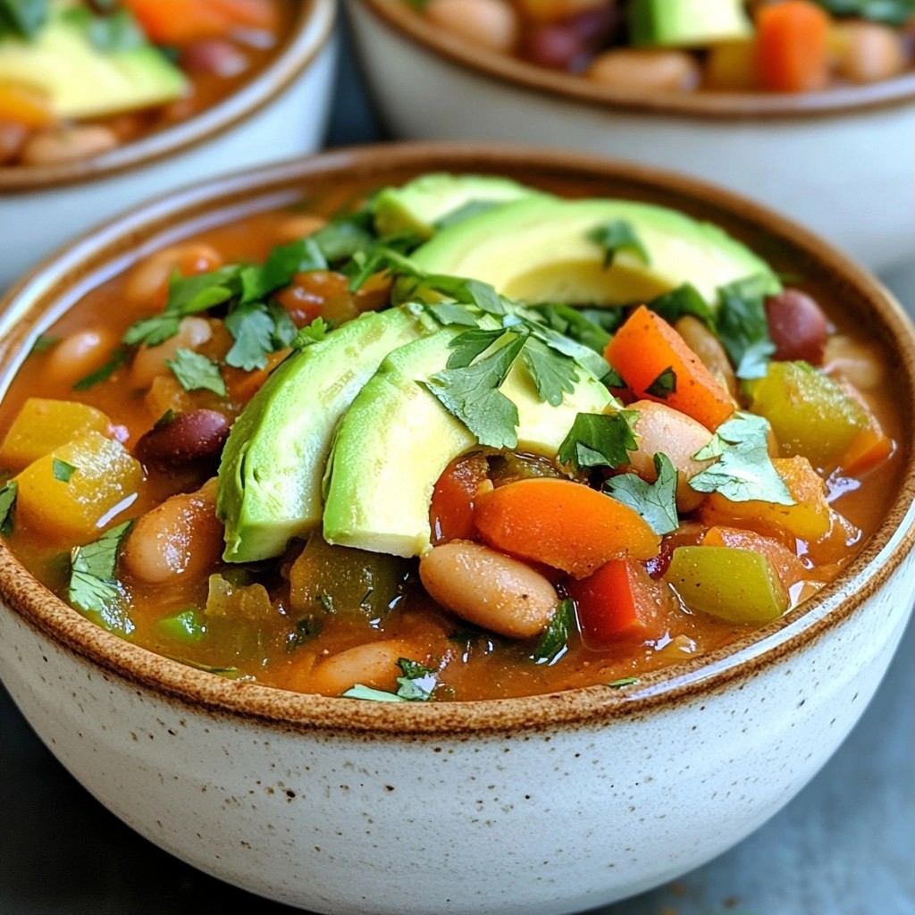 Hearty Family Meal Veggie and Bean Chili Delight