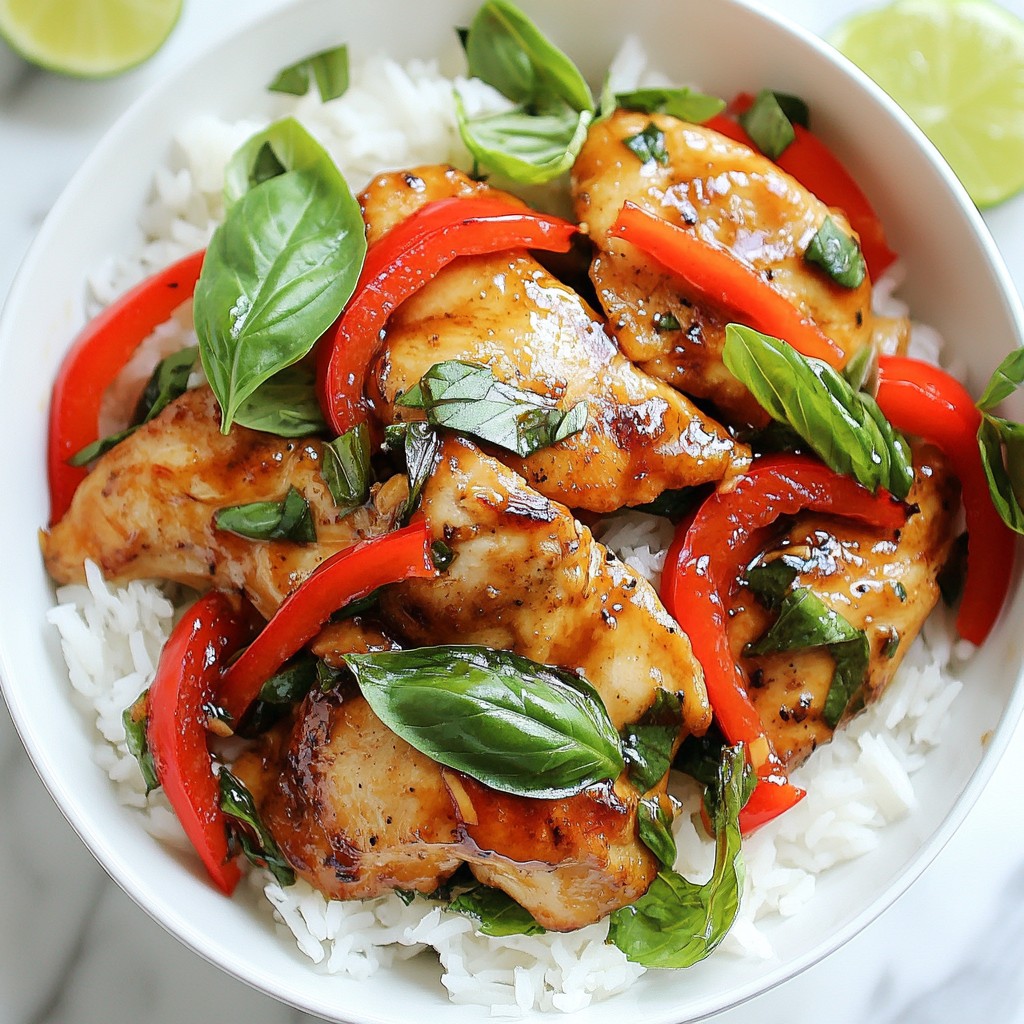 Thai Basil Chicken Stir Fry Simple and Flavorful Meal