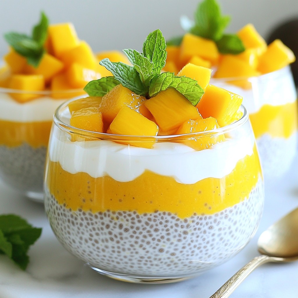 Coconut Mango Chia Pudding Simple and Nutritious Delight