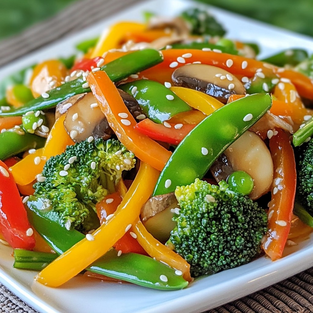 Simple Family Dinner Veggie Stir-Fry Delight