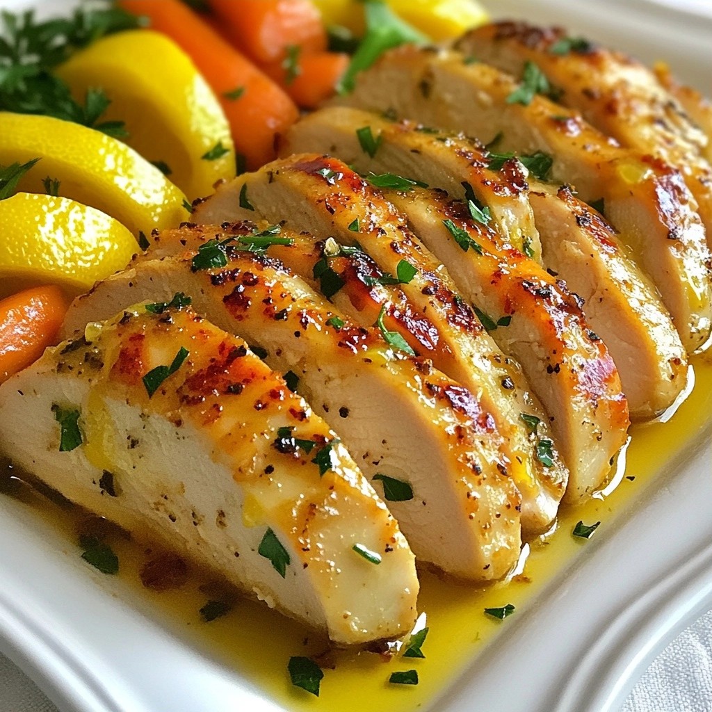 Tender Family Meal Garlic Lemon Chicken Breast Recipe