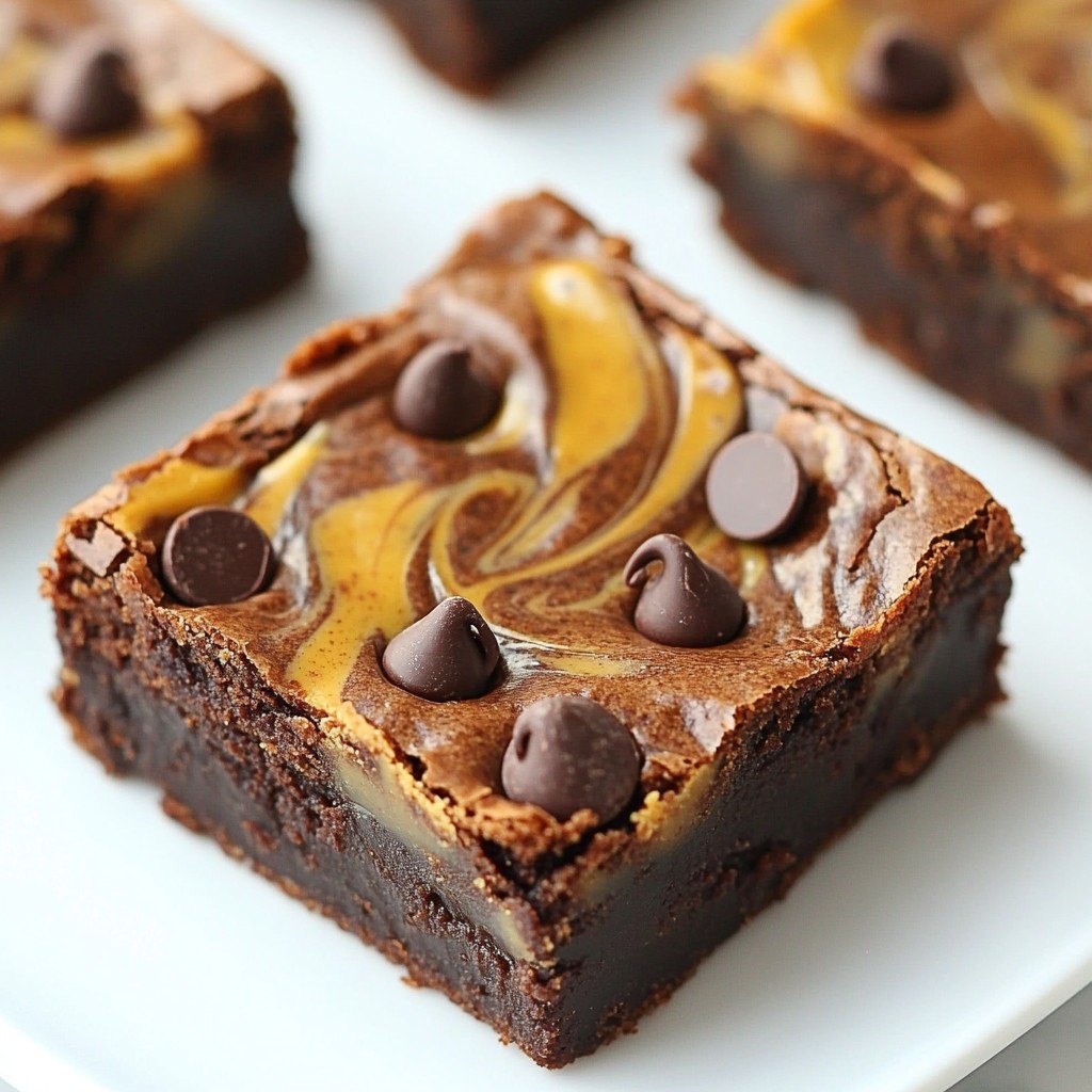 Cookie Butter Swirl Brownies Irresistible Delight