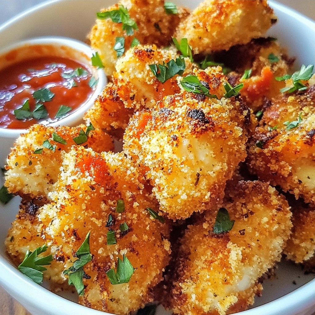 Crispy Picky Eater Garlic Parmesan Baked Chicken Bites