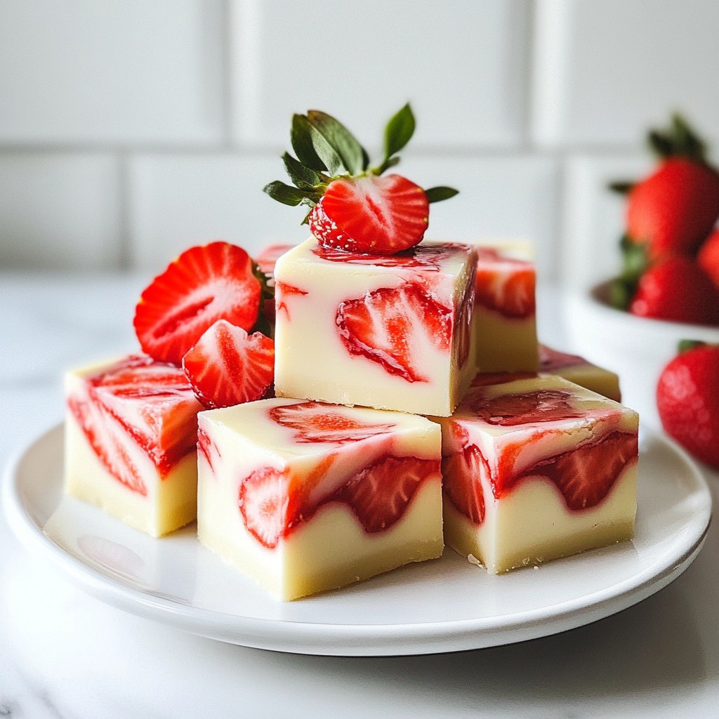 Strawberry Lemonade Fudge Irresistible Summer Treat