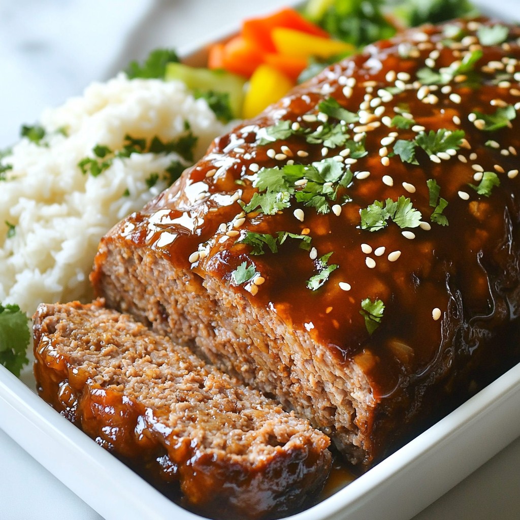 Teriyaki Glazed Meatloaf Flavorful and Simple Recipe