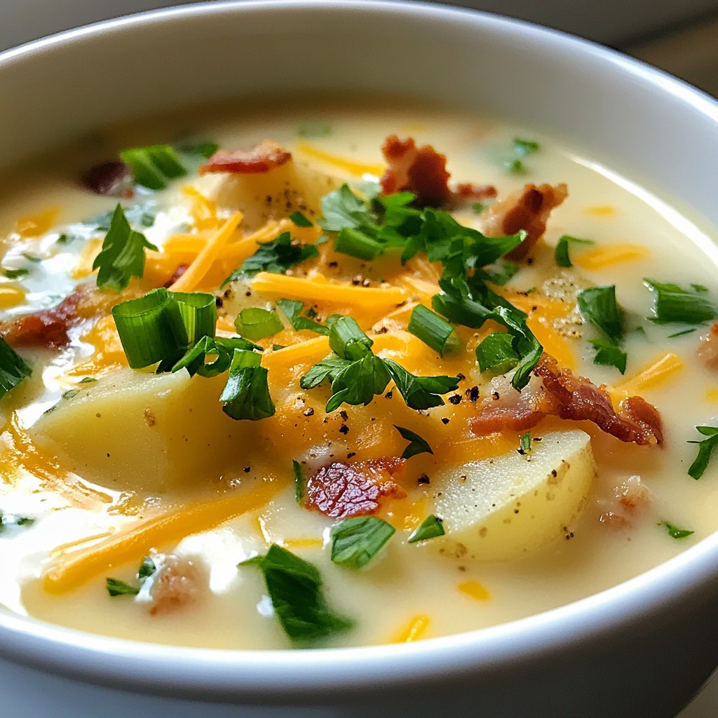 Loaded Baked Potato Soup Comforting Creamy Delight
