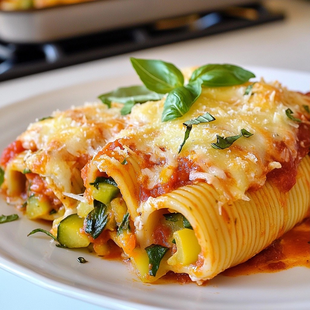 Wholesome Family Meal Veggie and Cheese Stuffed Shells