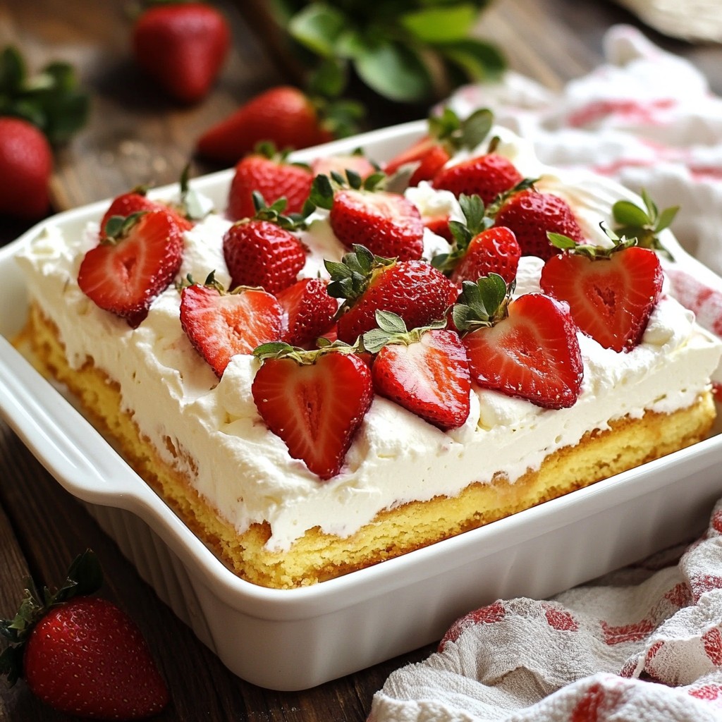 Strawberry Shortcake Icebox Cake Delightful and Easy