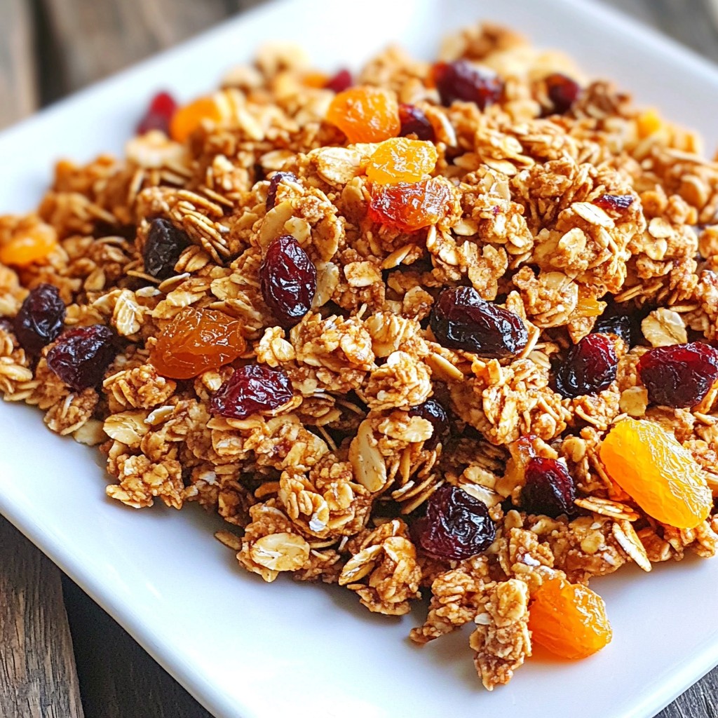 Honey Almond Granola Clusters Easy and Flavorful Recipe