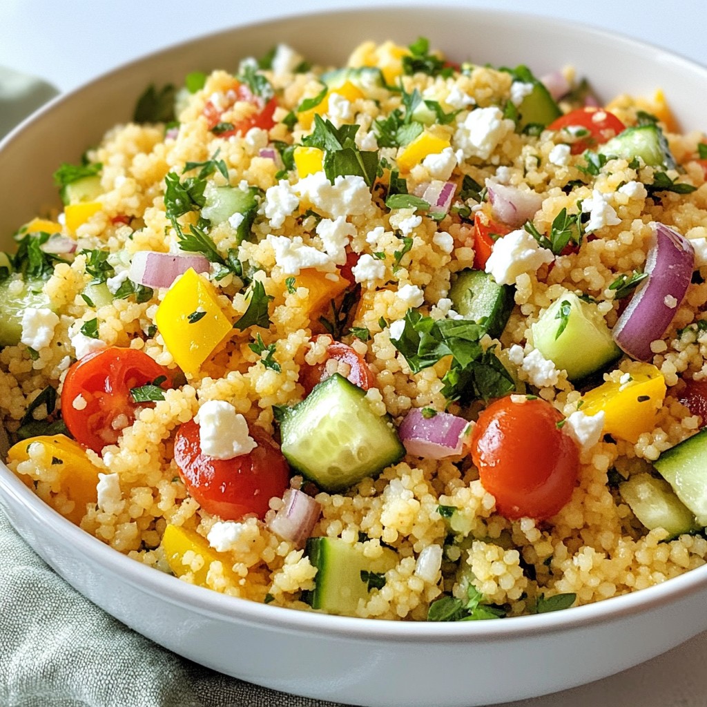 Lemon Herb Couscous Salad Fresh and Flavorful Delight