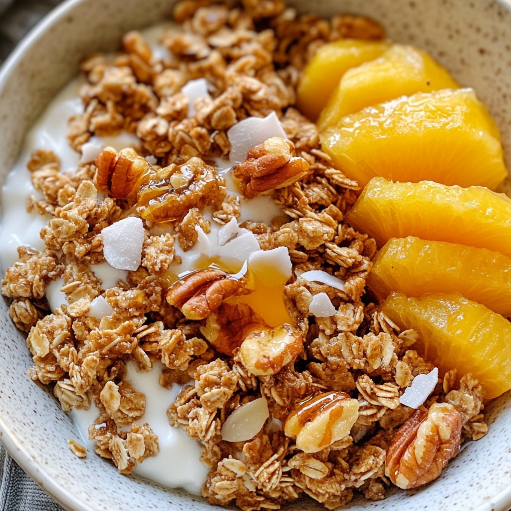 Maple Pecan Granola Crispy and Wholesome Breakfast
