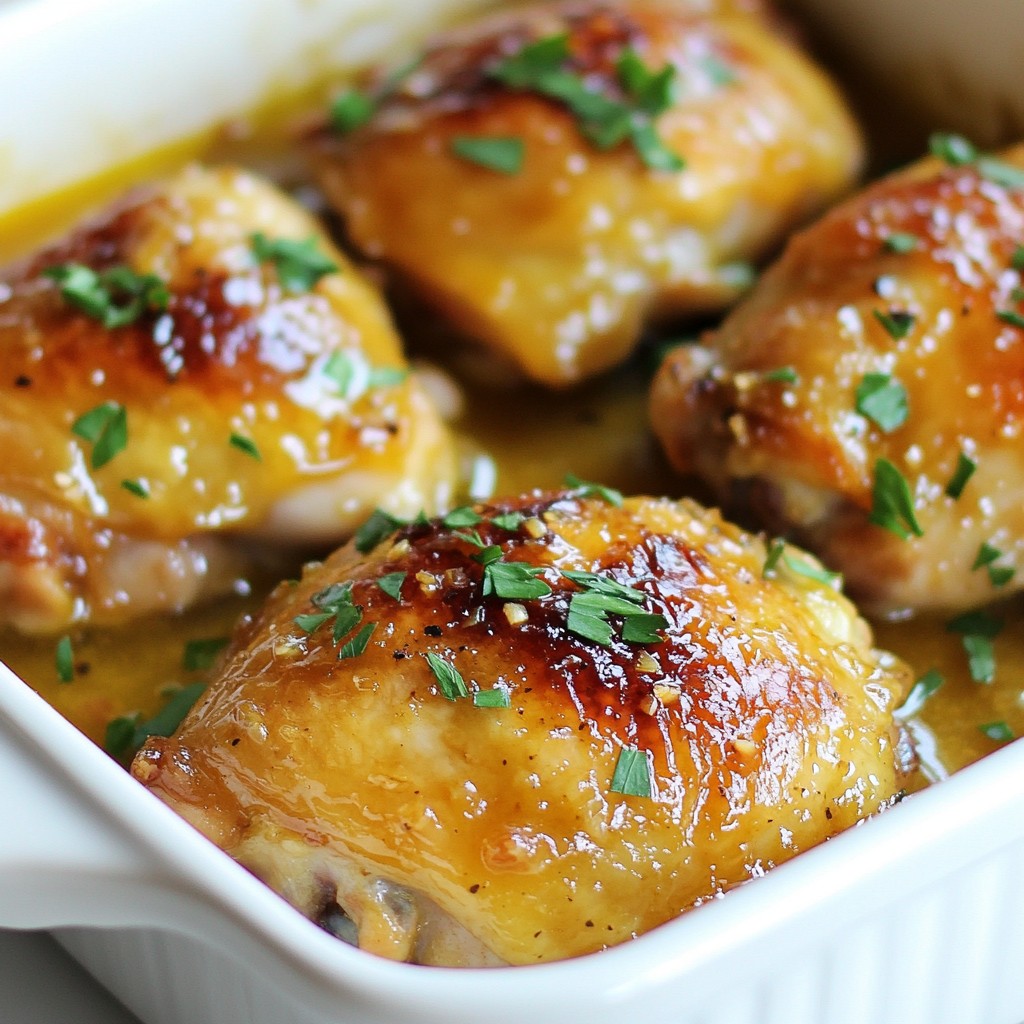 Honey Mustard Chicken Thighs Flavorful Weeknight Meal