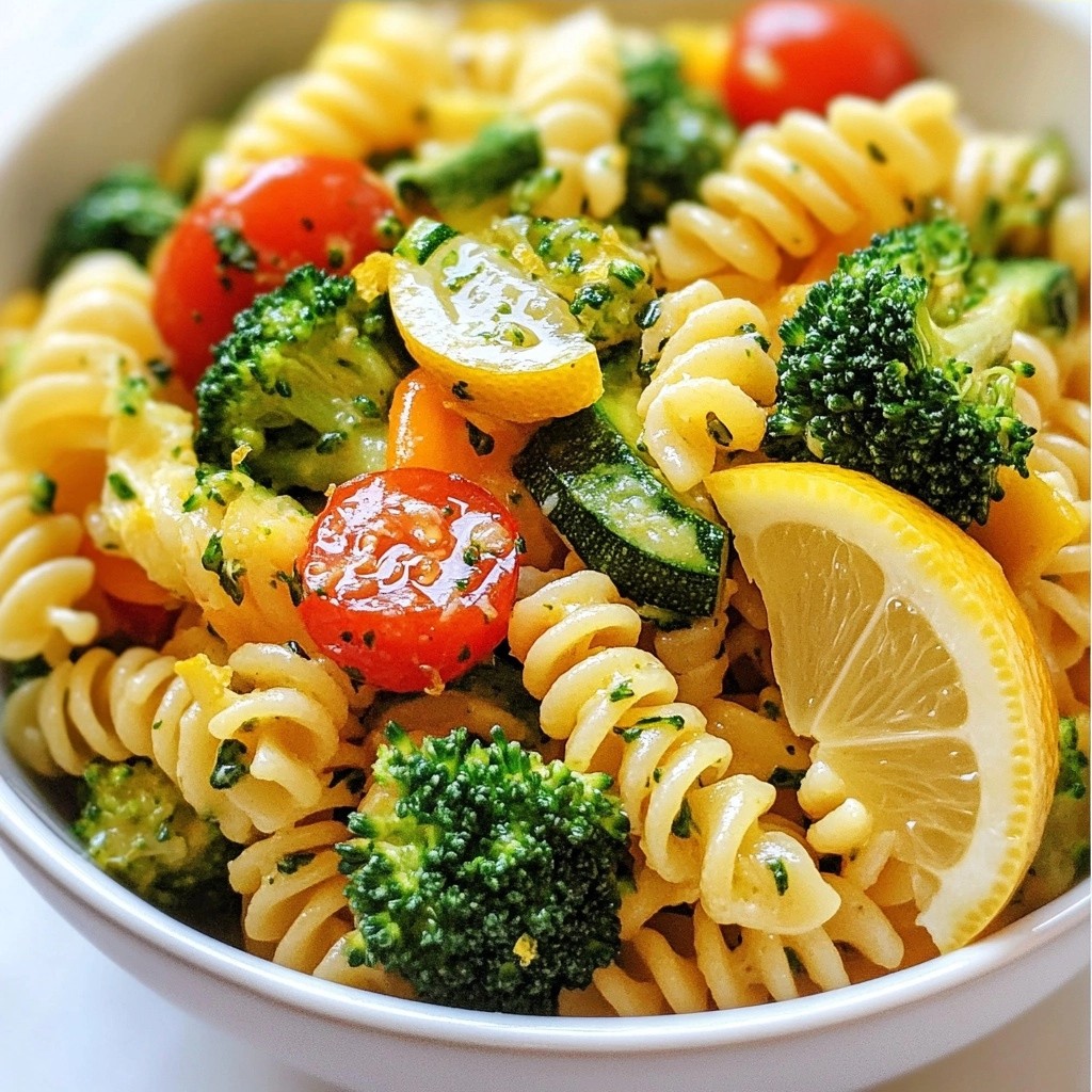 Tender Kid-Friendly Lemon Butter Pasta with Veggies Delight