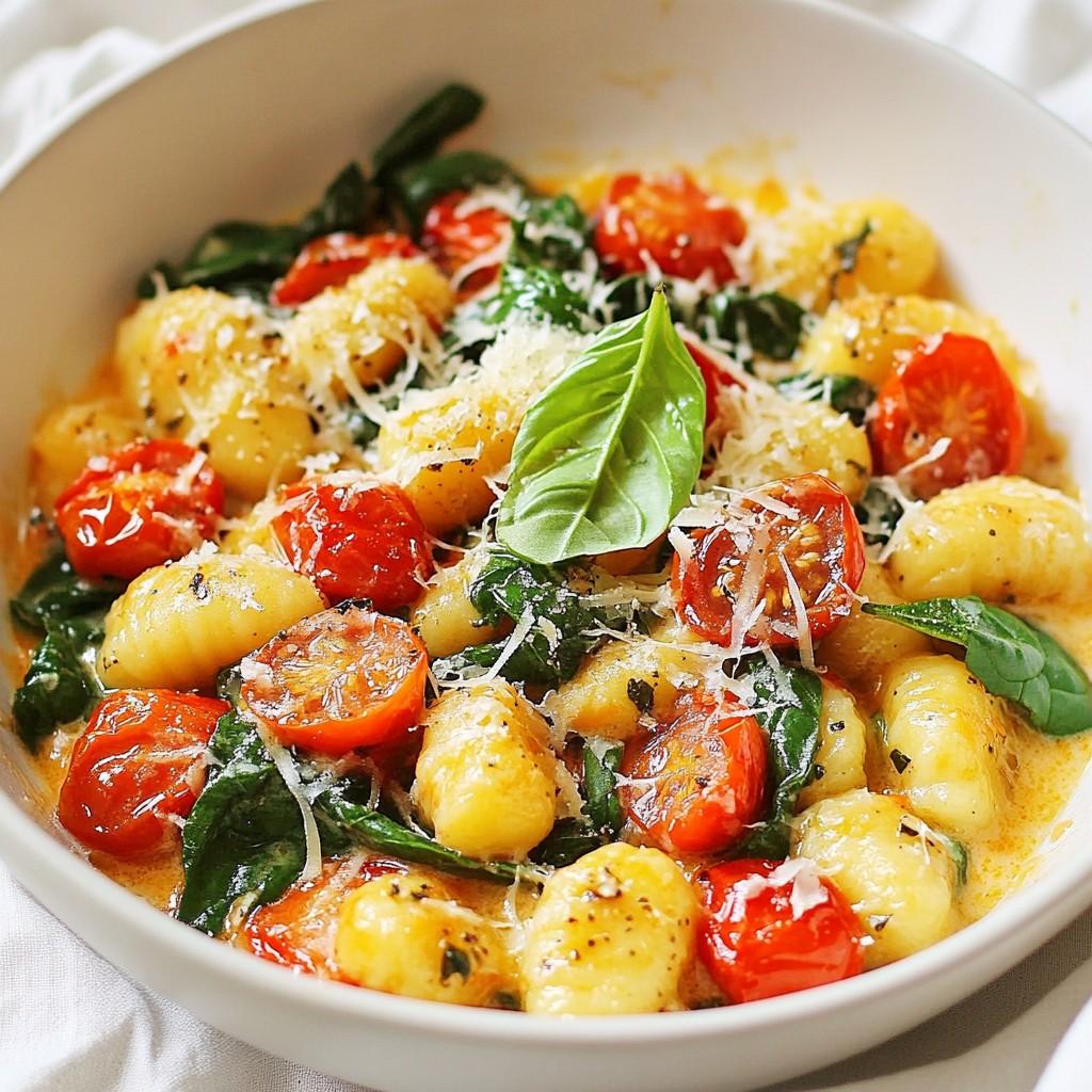 Creamy One-Pot Tuscan Gnocchi Delightful Weeknight Meal