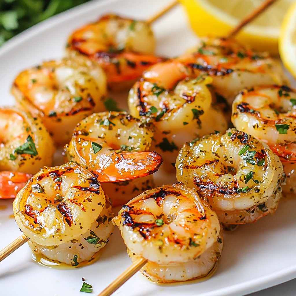 Lemon Herb Grilled Shrimp Fresh and Flavorful Delight