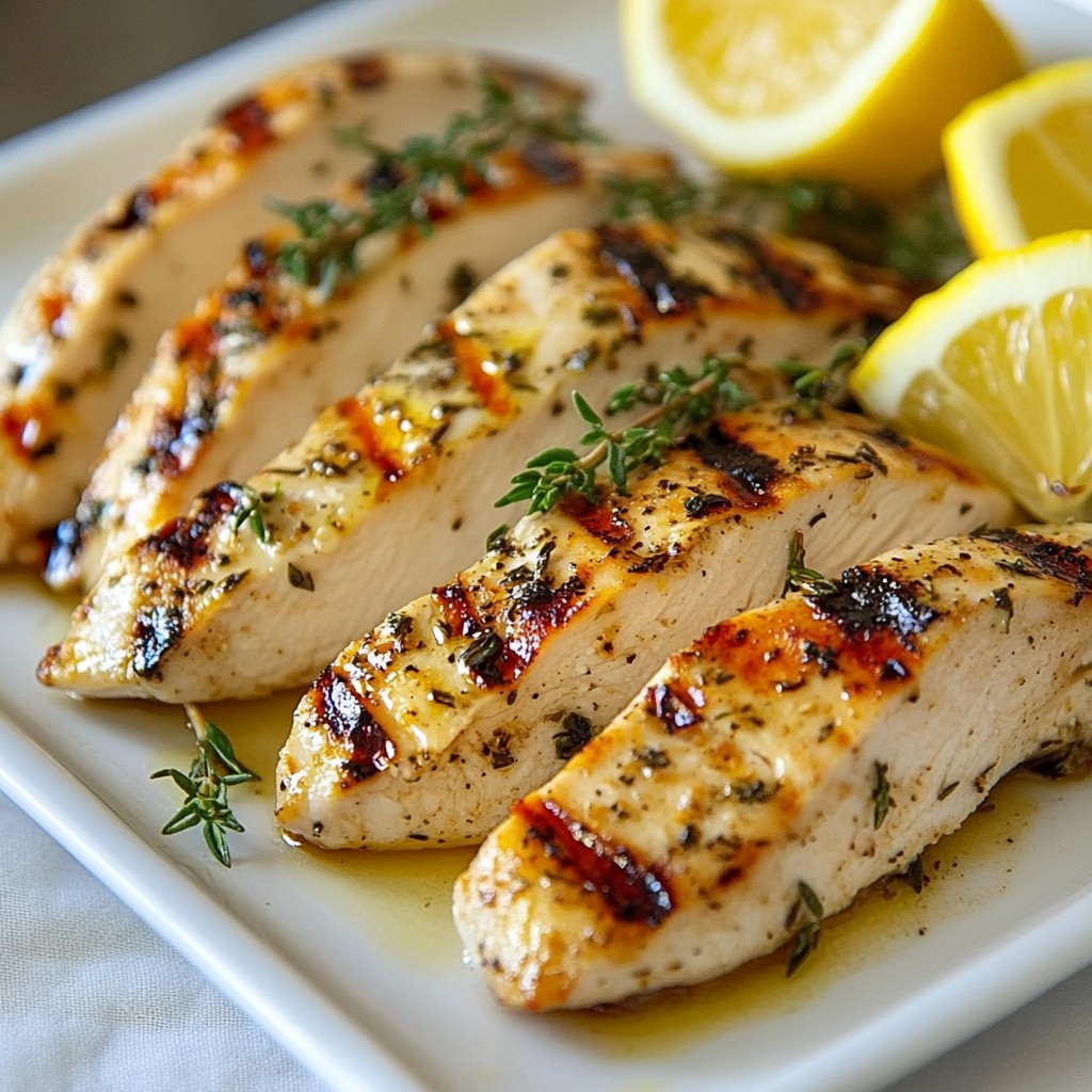 Tender Kid-Friendly Lemon Thyme Chicken Breasts Recipe
