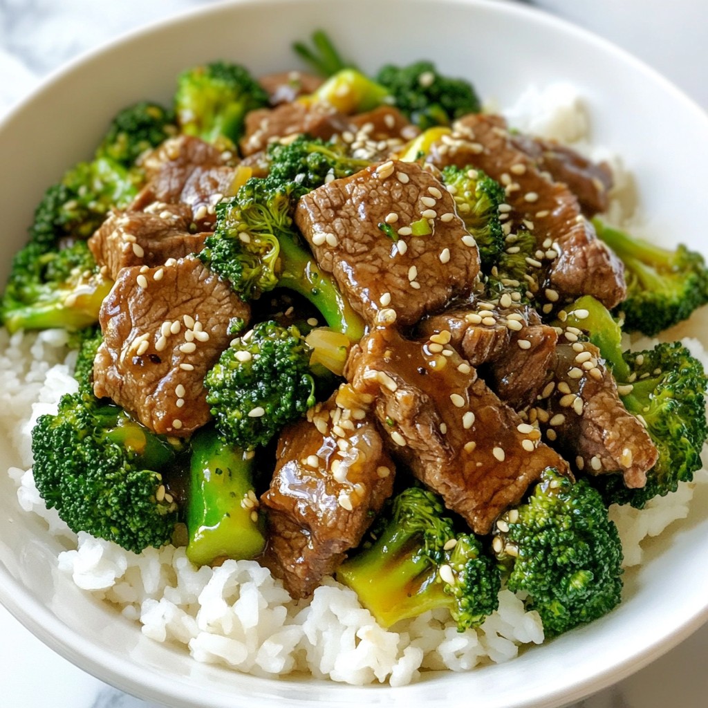 Savory Family Meal Beef and Broccoli Stir-Fry Recipe