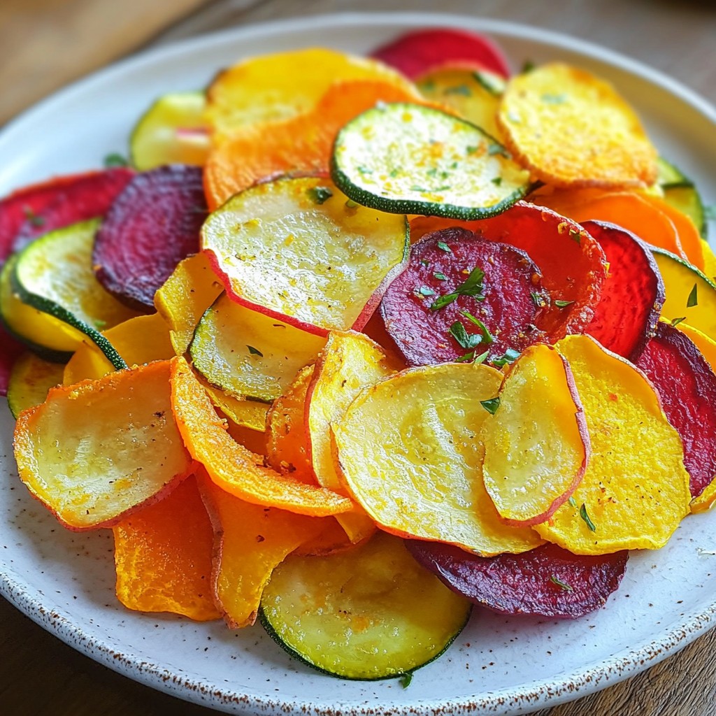 Crunchy Kids-Friendly Veggie Chips Simple Snack Recipe