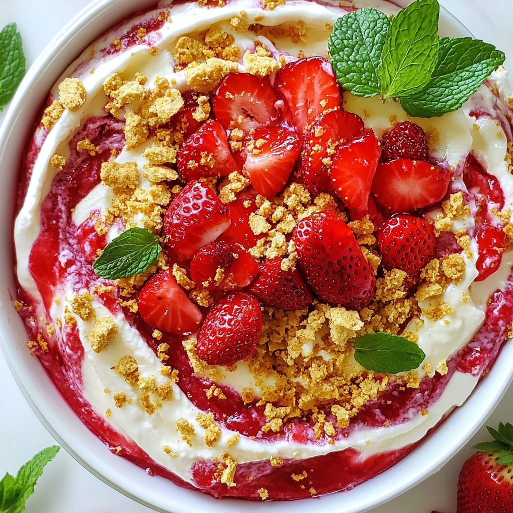 Strawberry Cheesecake Dip Luscious and Easy Recipe