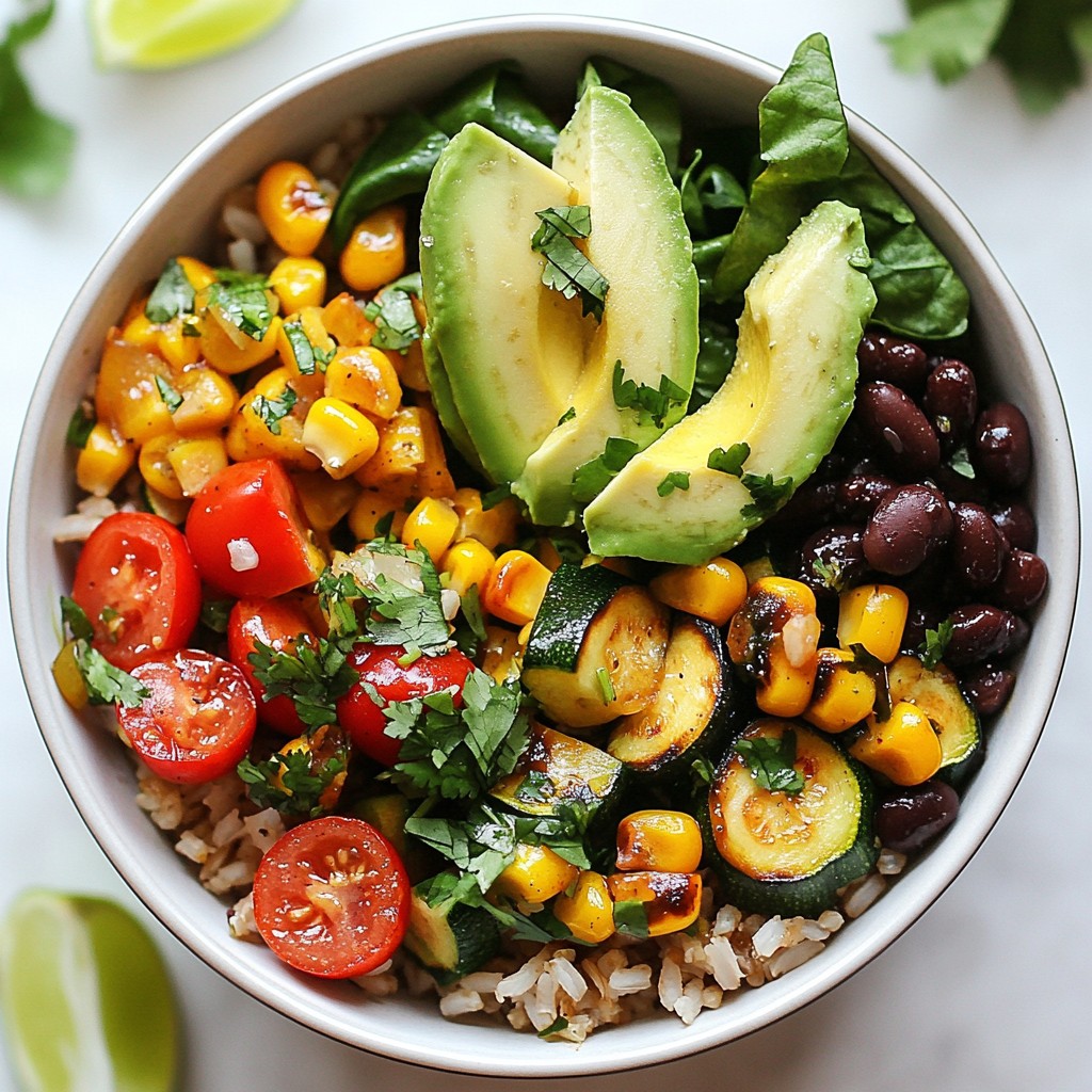 Veggie Packed Burrito Bowls Flavorful and Nutritious Meal