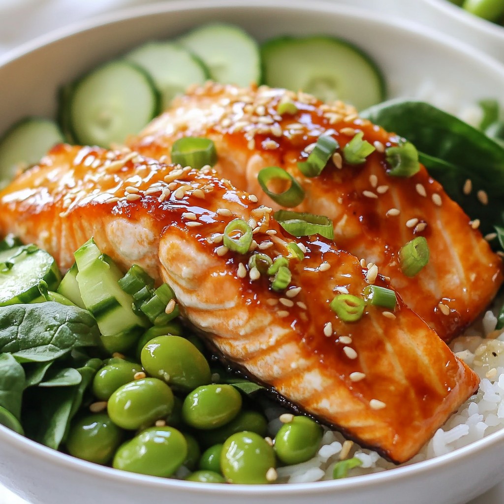 Sesame Ginger Salmon Bowl Flavorful and Nutritious Dish